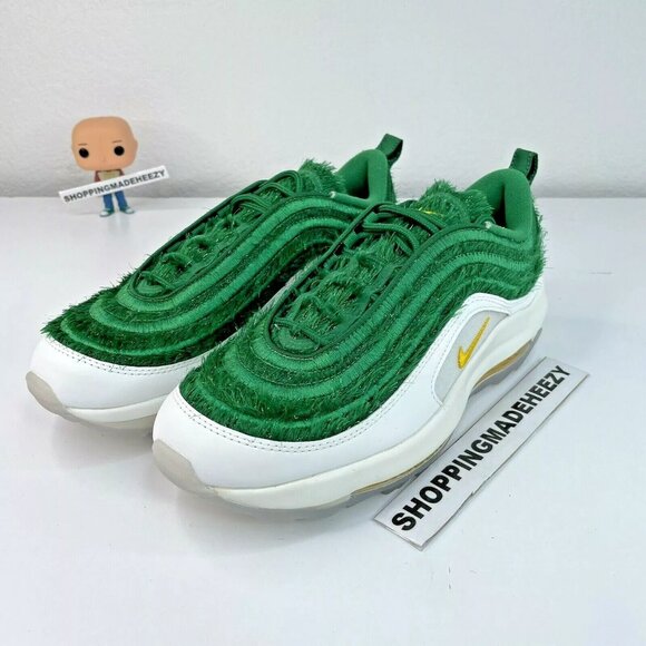 [US 8] NIKE AIR MAX 97 NRG Grass Spikeless Golf Shoes Cleats Turf Green Yellow main image 11